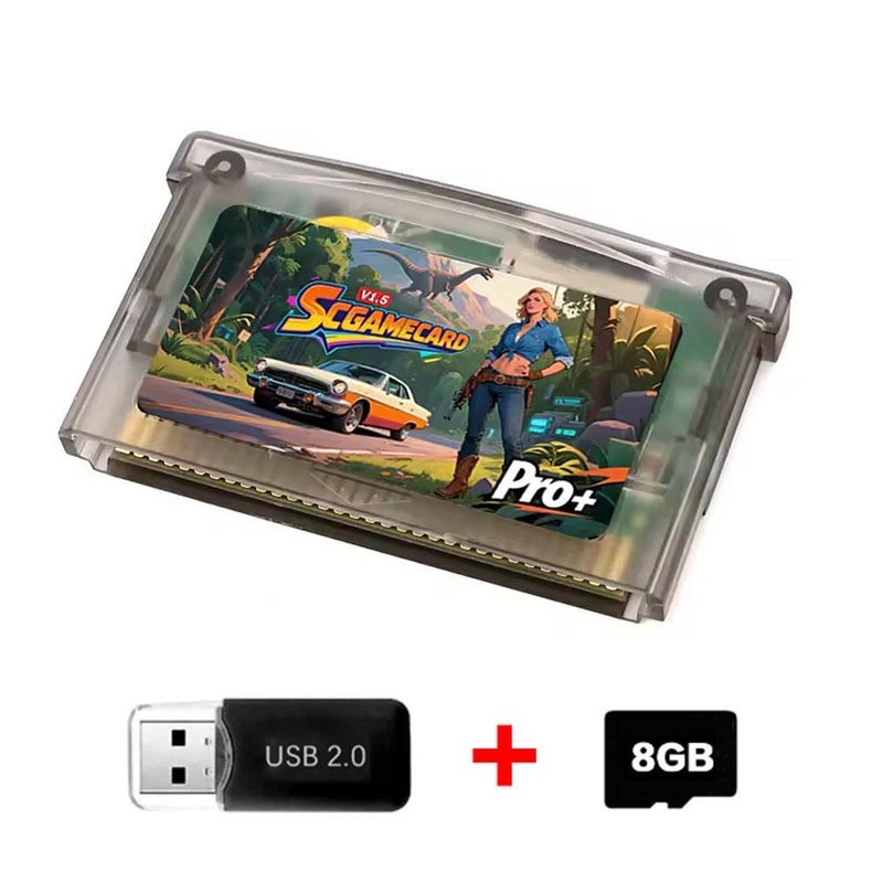 V1.5 بطاقة ذاكرة فلاش 1000 في 1 متوافقة مع إصدار SC لمحول Game Boy